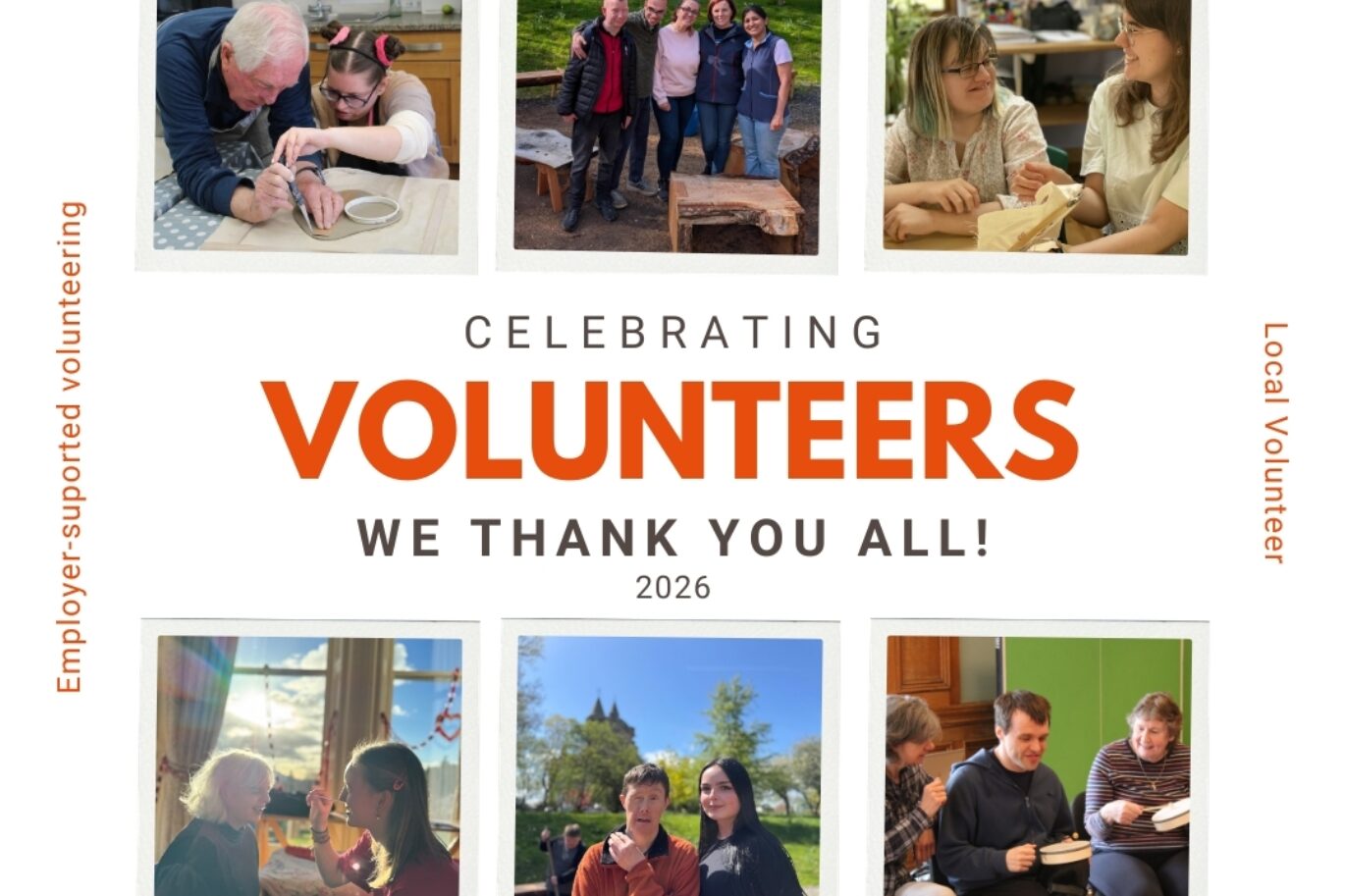 Volunteers Week 2026 - Thank you to everyone who gives their time to Camphill Blair Drummond.